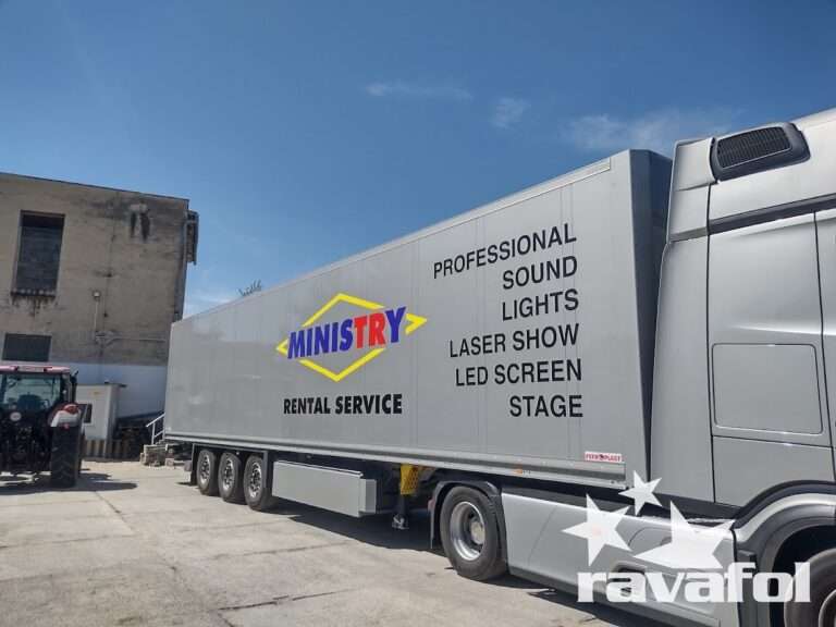 reklamné polepy na kamión